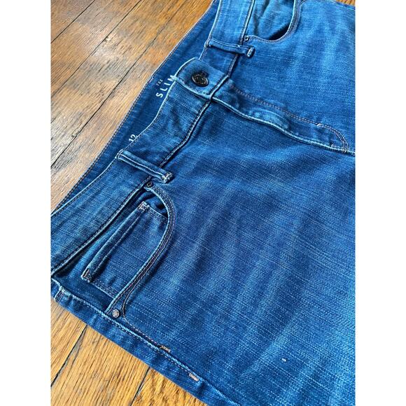 WHITE HOUSE | BLACK MARKET 'The Slim Ankle' Jeans sz 12 - Picture 2 of 13